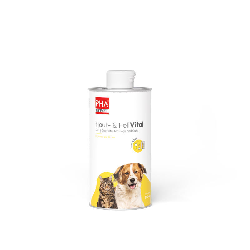 PHA Haut- & Fellvital Flüssig für Hunde und Katzen  250 ml Flüssigkeit
