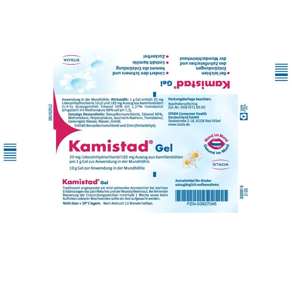 Kamistad Gel 10 g Gel