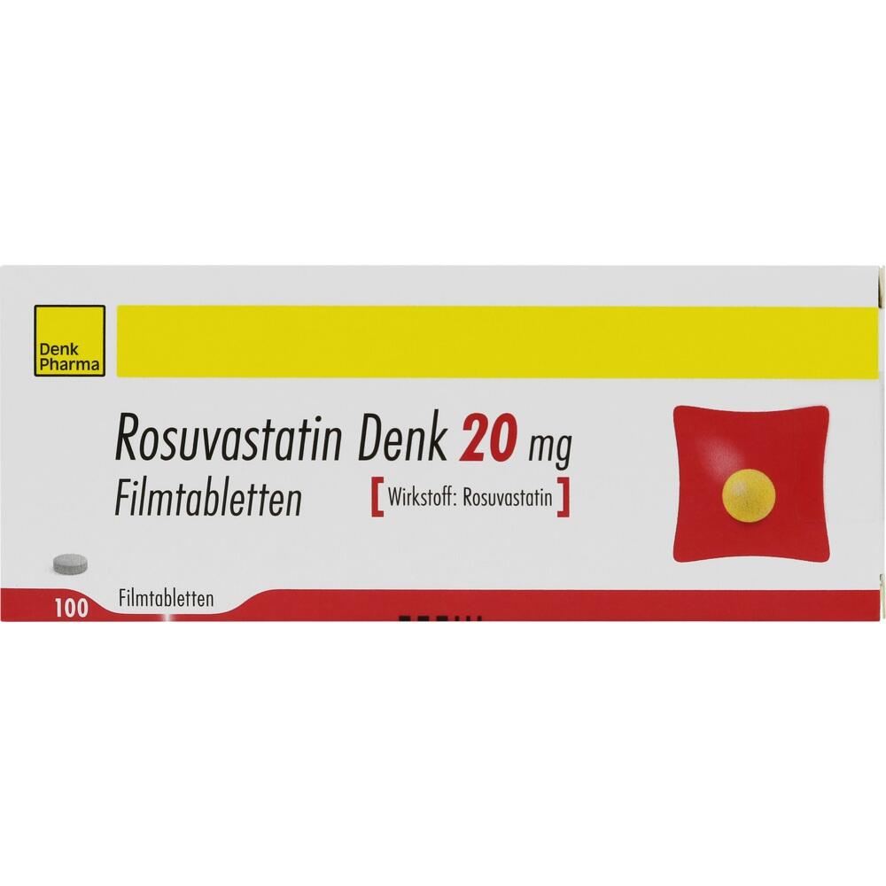 rosuvastatin 20 mg Filmtabletten Denk  100 St Filmtabletten