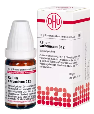 KALIUM CARBONICUM C 12 Globuli 10 g Globuli