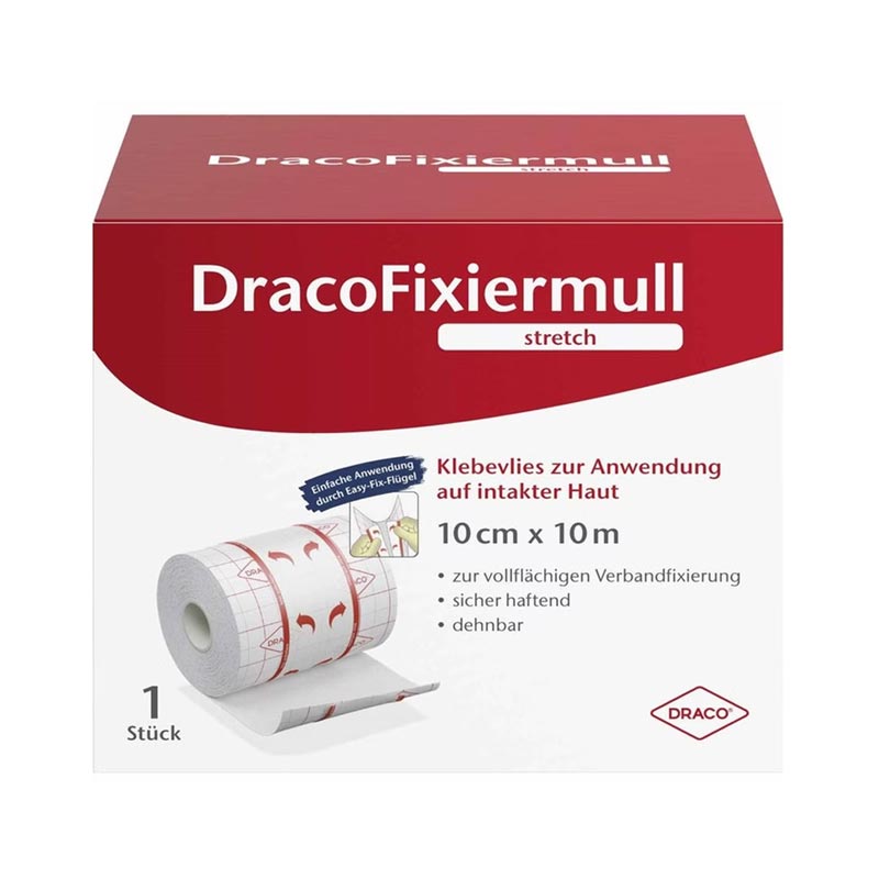 DRACOFIXIERMULL stretch 10 cmx10 m 1 St Pflaster