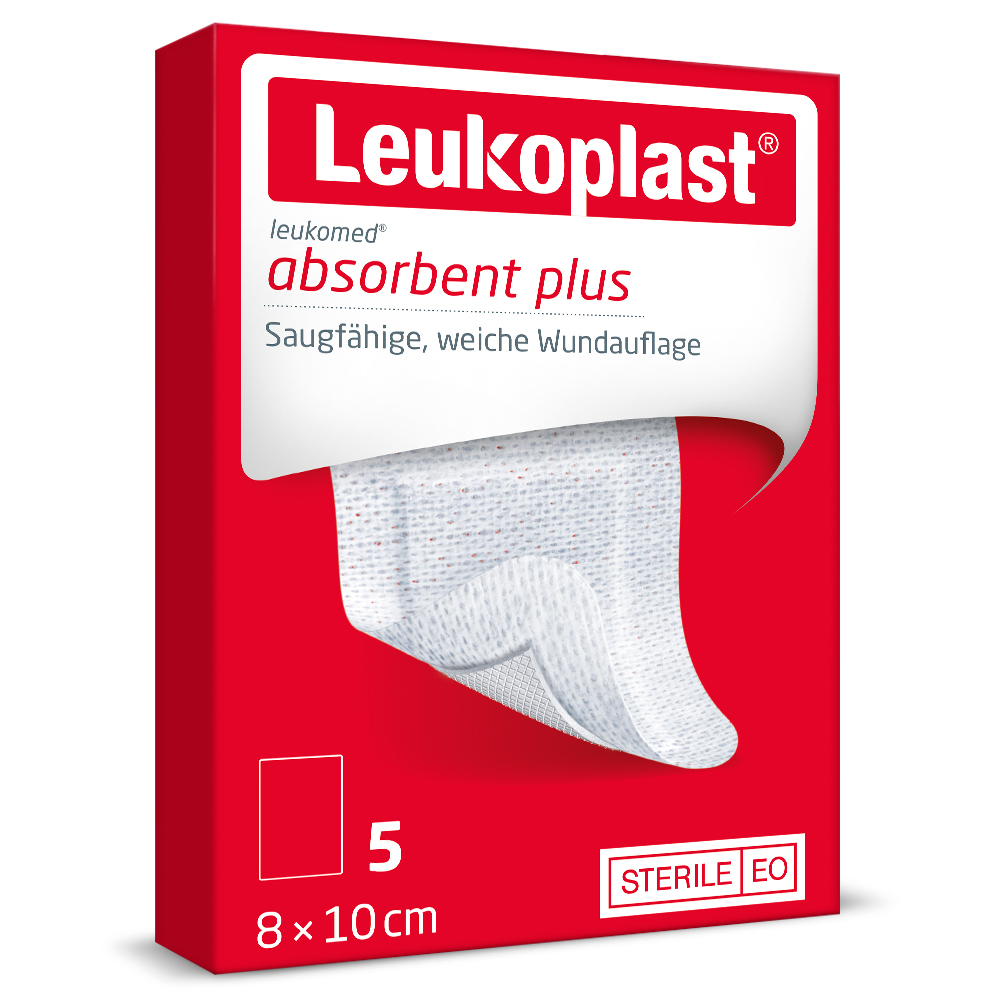 Leukoplast Lekomed Steril 8cm x 10cm 5 St Verband