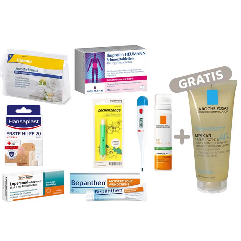 Reiseapotheke für Campingausflüge 1 Sparset