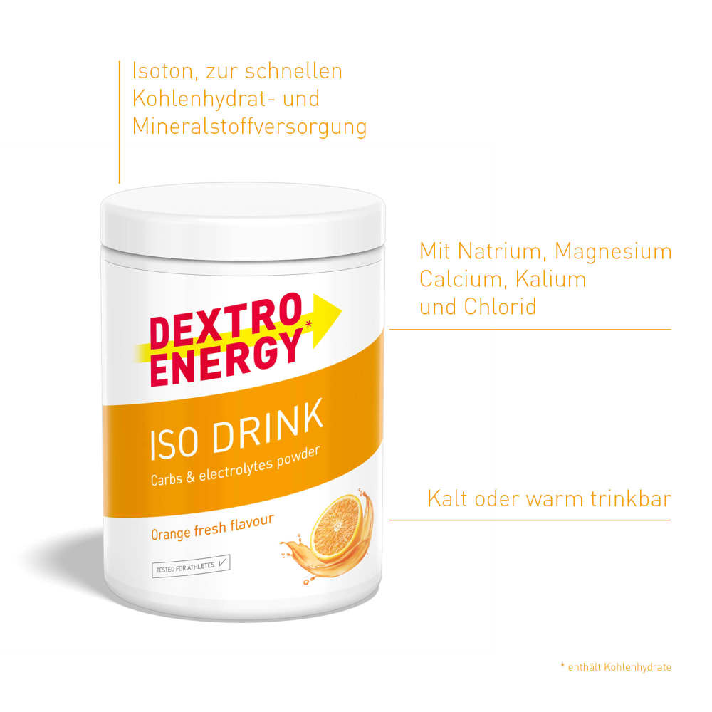 DEXTRO ENERGY Iso Drink Orange 440 g Pulver