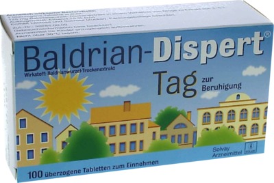 Baldrian-Dispert Tag zur Beruhigung 100 St Überzogene Tabletten