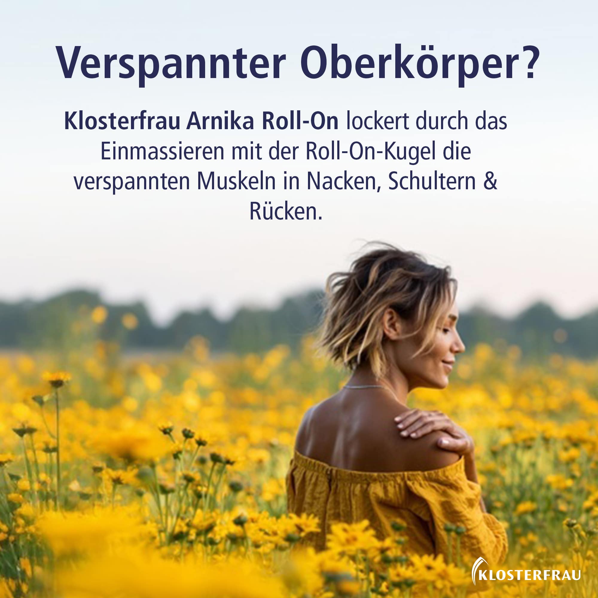 KLOSTERFRAU Arnika Roll-on Rücken Schulter Nacken 50 ml Emulsion