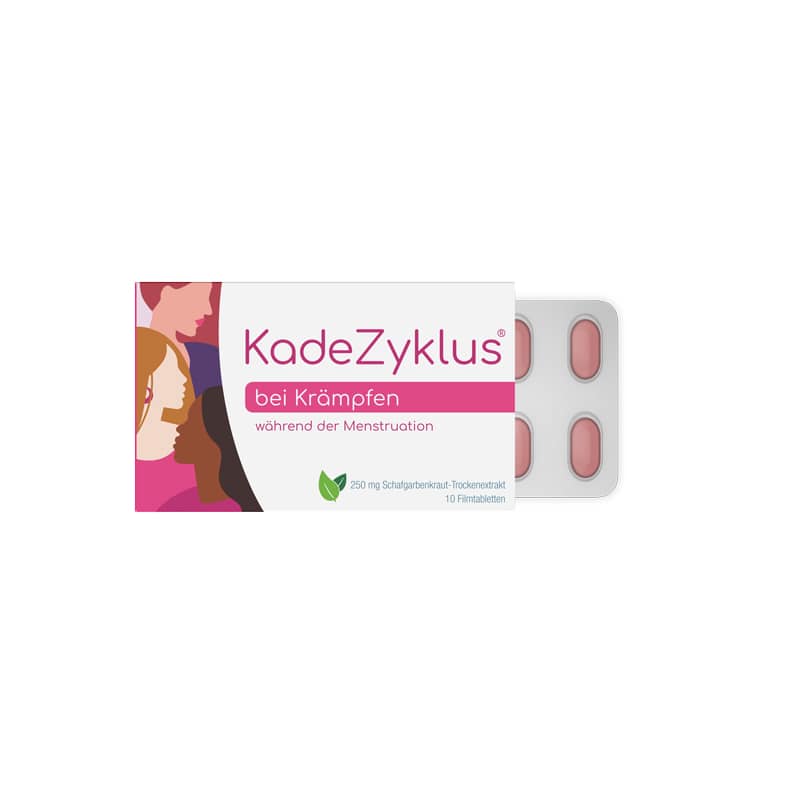 Kade Zyklus bei Krämpfen während der Menstruation 10 St Filmtabletten