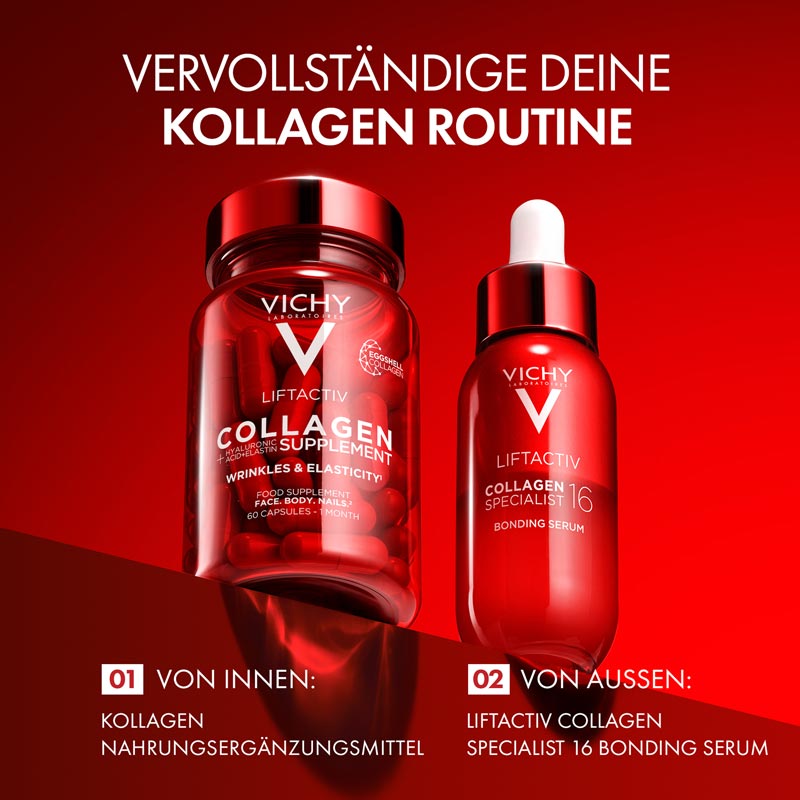 VICHY KOLLAGEN + ELASTEN + HYALURON 60 St Kapseln