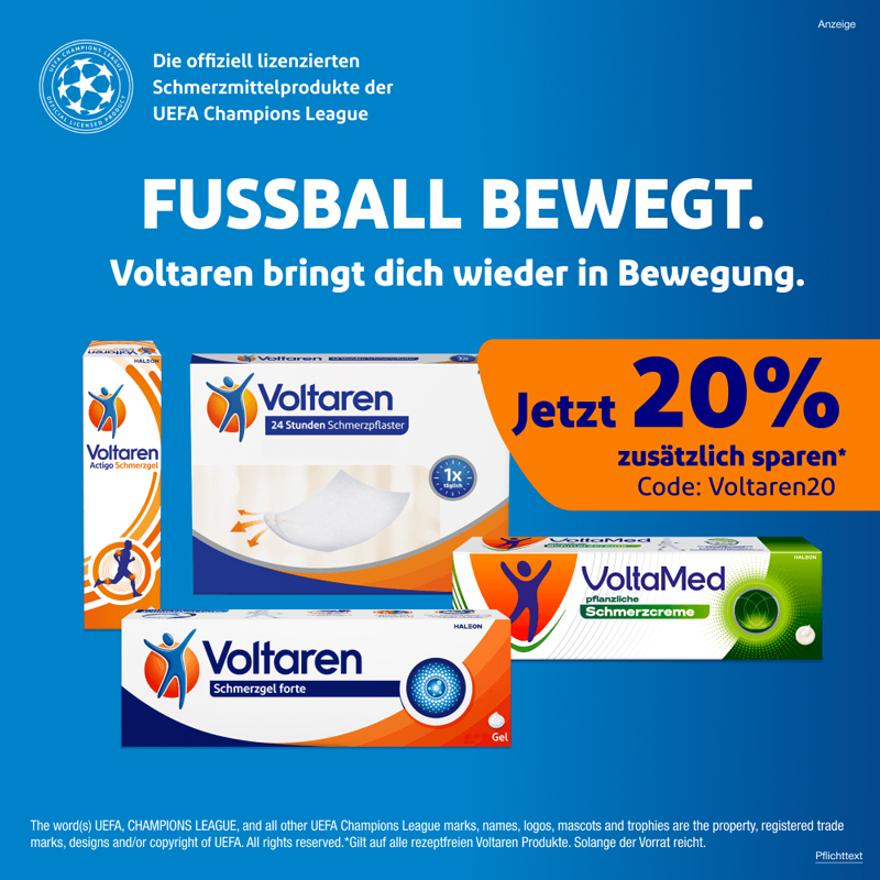 VoltaMed pflanzliche Schmerzcreme - Jetzt 20% sparen- Jetzt 20% sparen - Jetzt 20% sparen 100 g Creme
