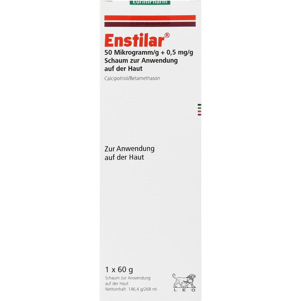 ENSTILAR 50 µg/g+0,5 mg/g Schaum z.Anw.auf d.Haut 60 g Schaum