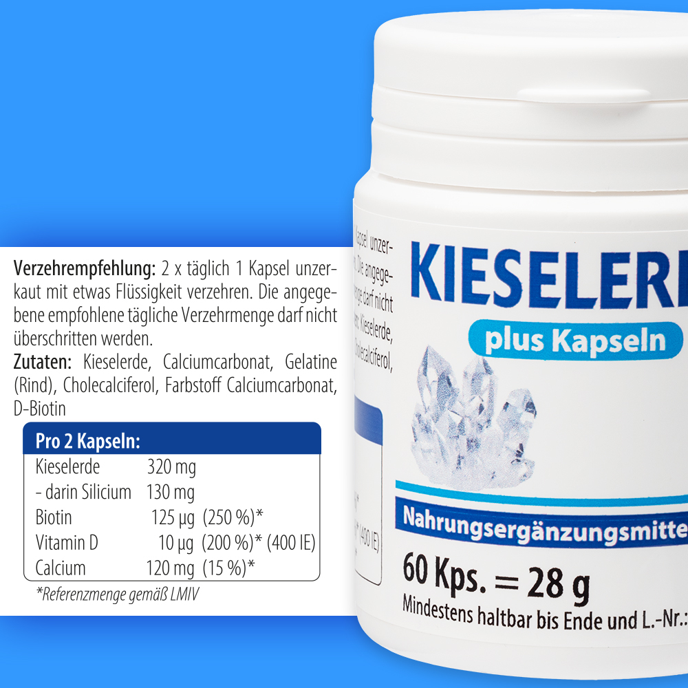 KIESELERDE PLUS Kapseln 60 St Kapseln