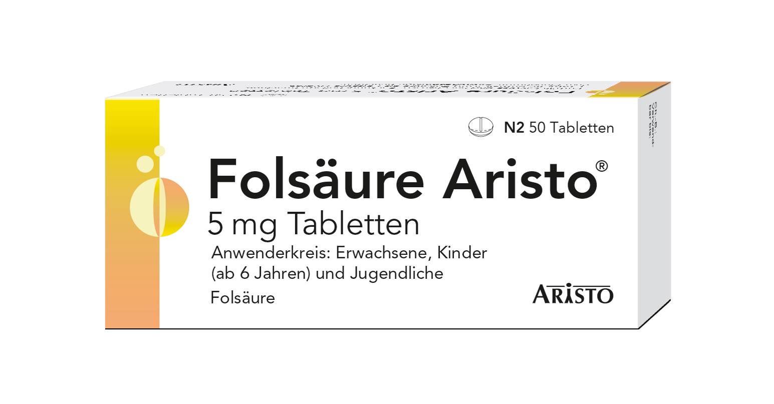 Folsäure Aristo 5mg 50 St Tabletten