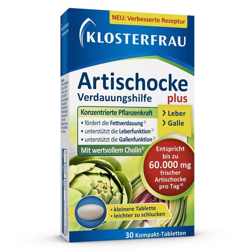 KLOSTERFRAU ARTISCHOCKE plus Cholin 30 St Tabletten