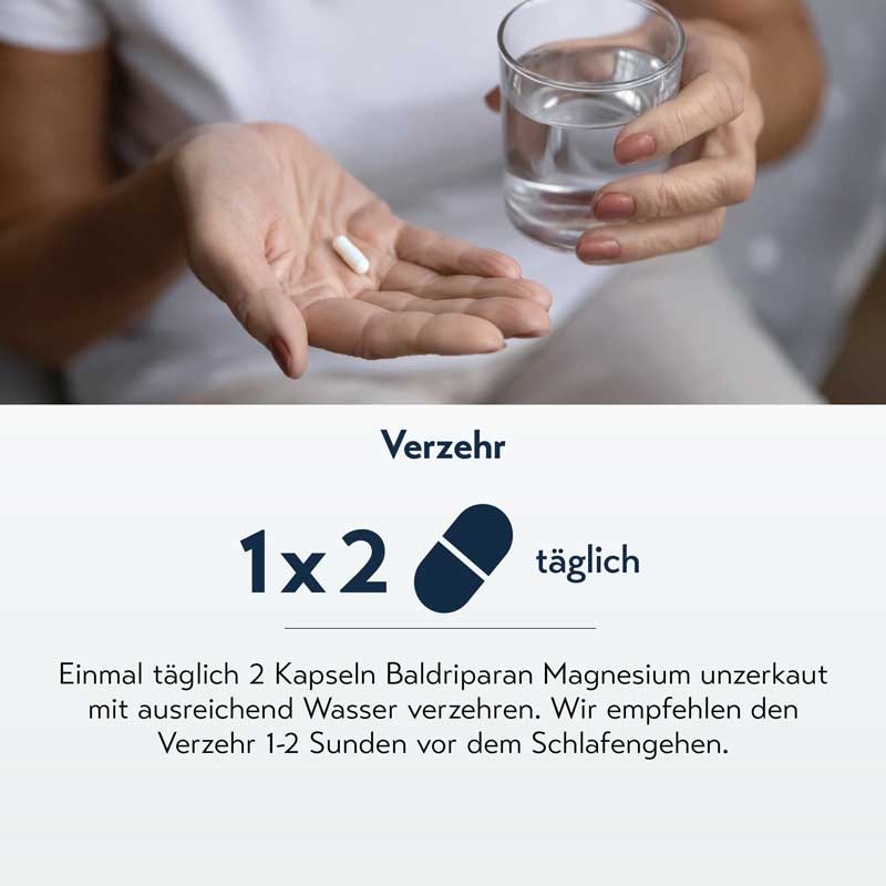 Baldriparan Magnesium 60 St Kapseln