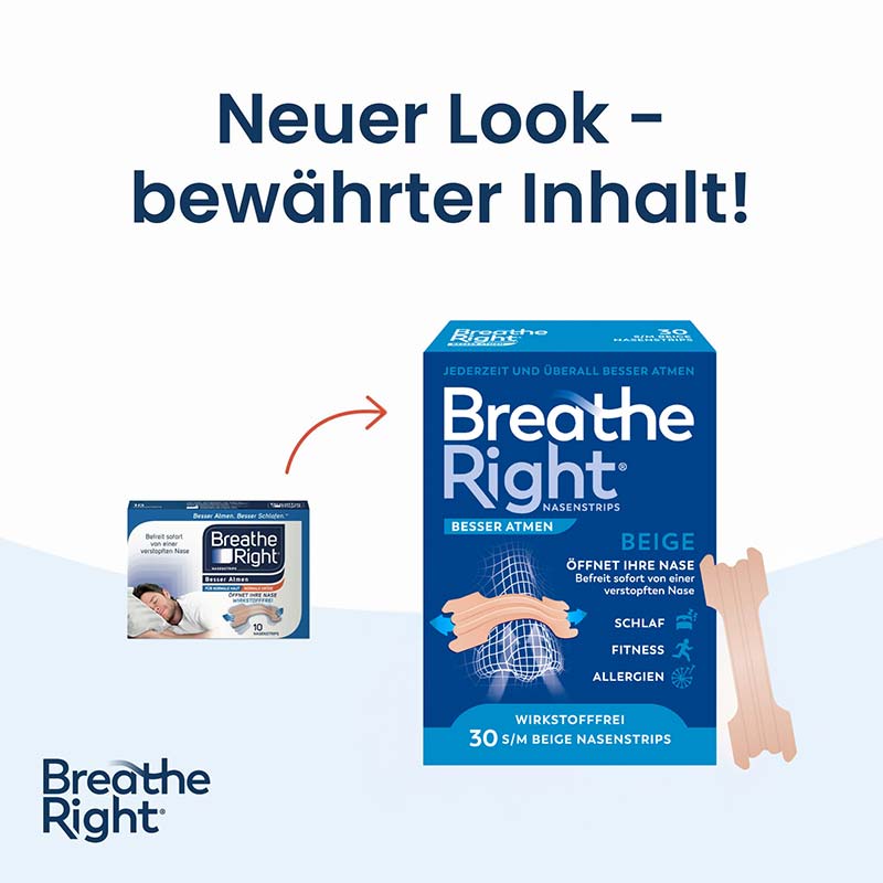 Besser Atmen Breathe Right Nasenpflaster Beige Normal 30 St Pflaster