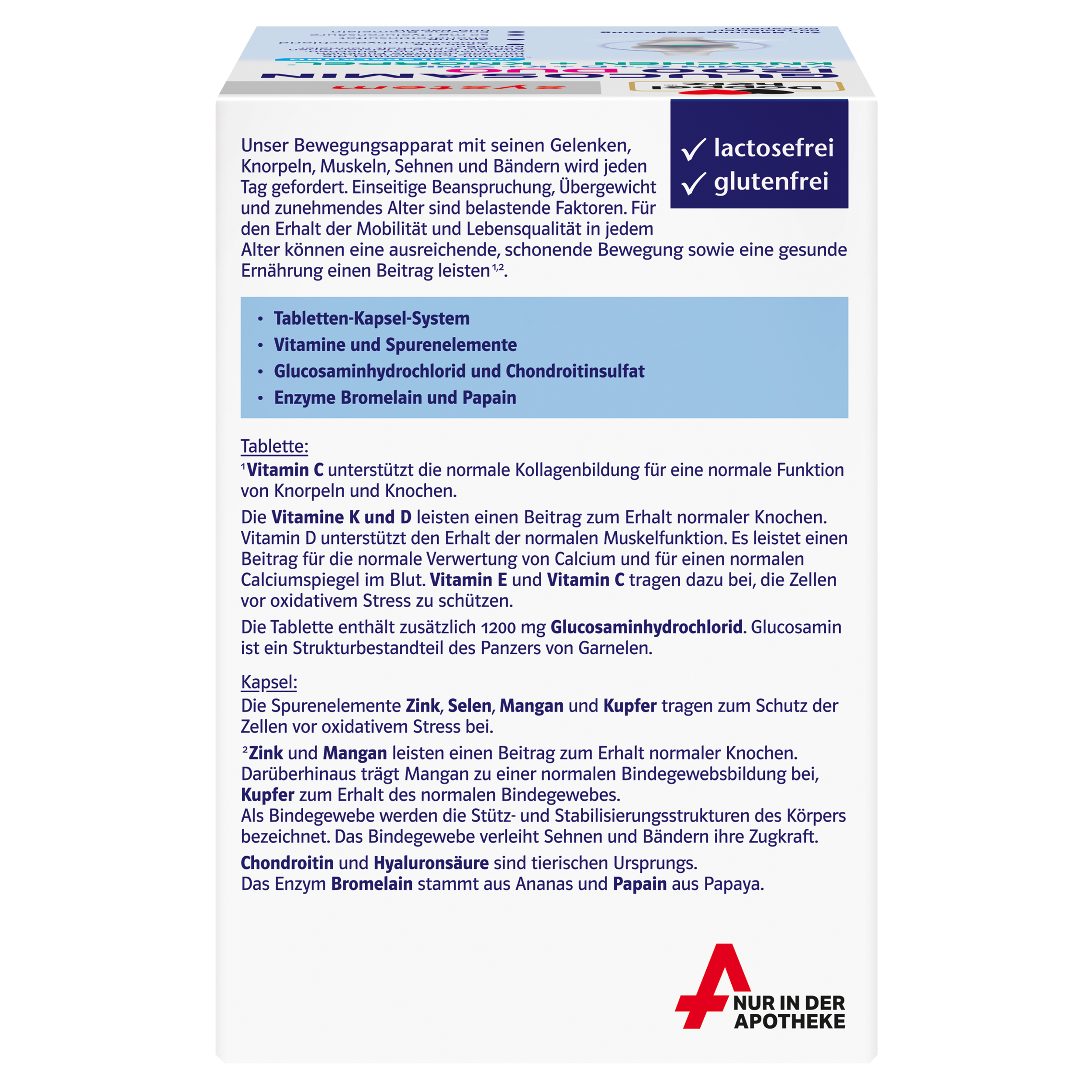 Doppelherz system GLUCOSAMIN 1200 DUO  120 St Kombipackung