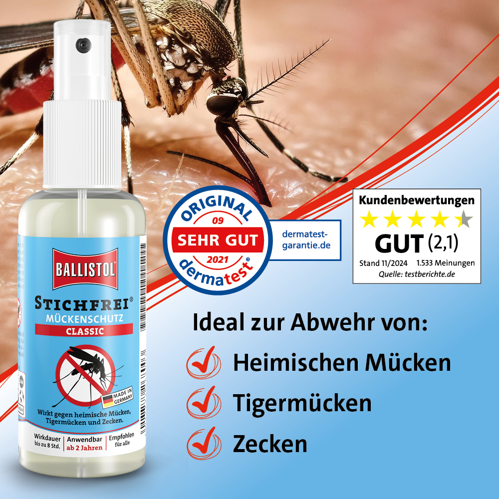 BALLISTOL Stichfrei Mückenschutz 20 ml Spray