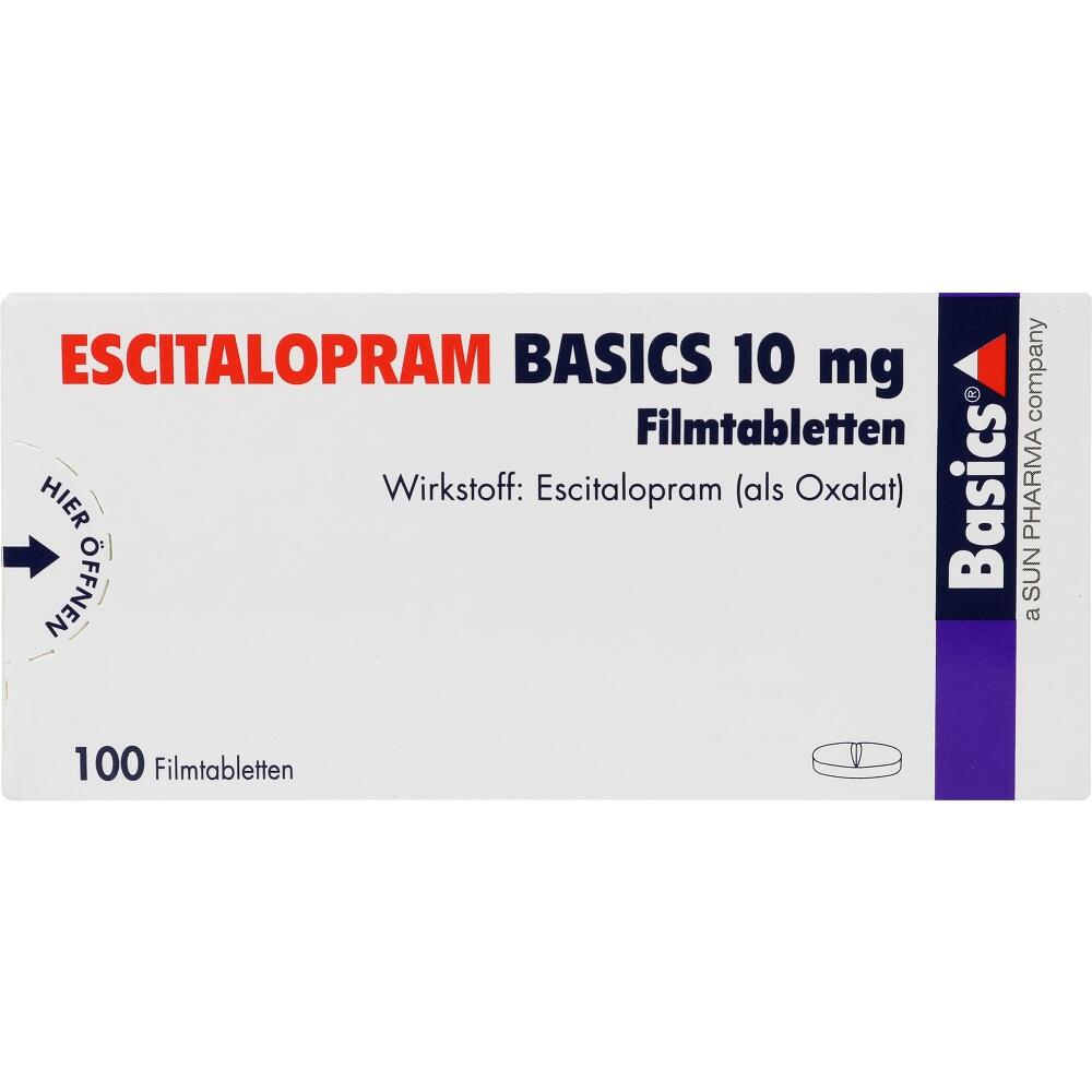 ESCITALOPRAM BASICS 10mg 100 St Filmtabletten