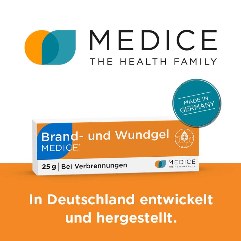 Brand und Wundgel Medice bei Verbrennungen & Sonnenbrand 25 g Gel