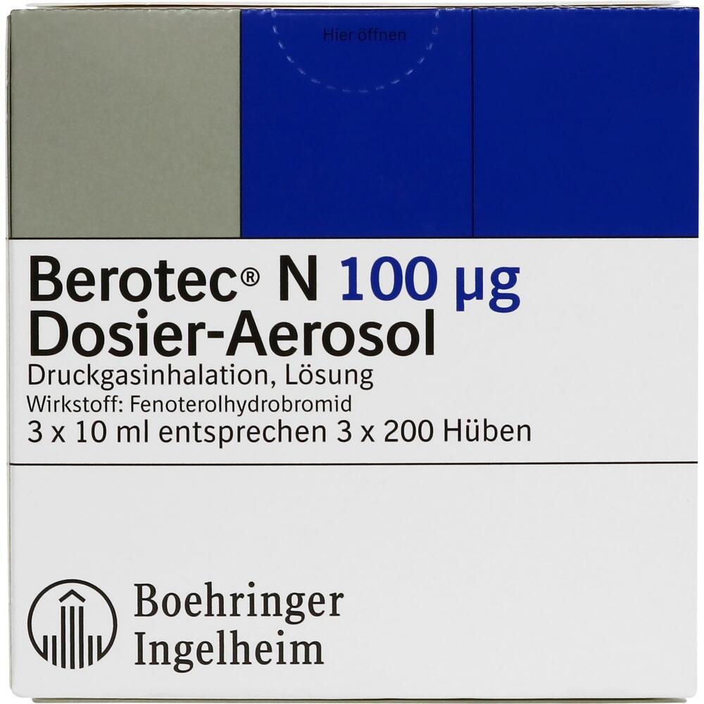 Berotec N 100 ug 3X10 ml Dosieraerosol