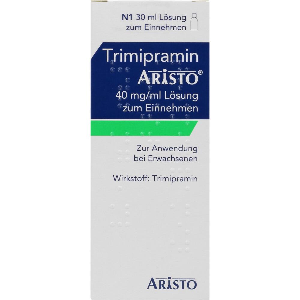 Trimipramin Aristo 40mg/ml Lösung zum Einnehmen 30 ml Lösung zum Einnehmen
