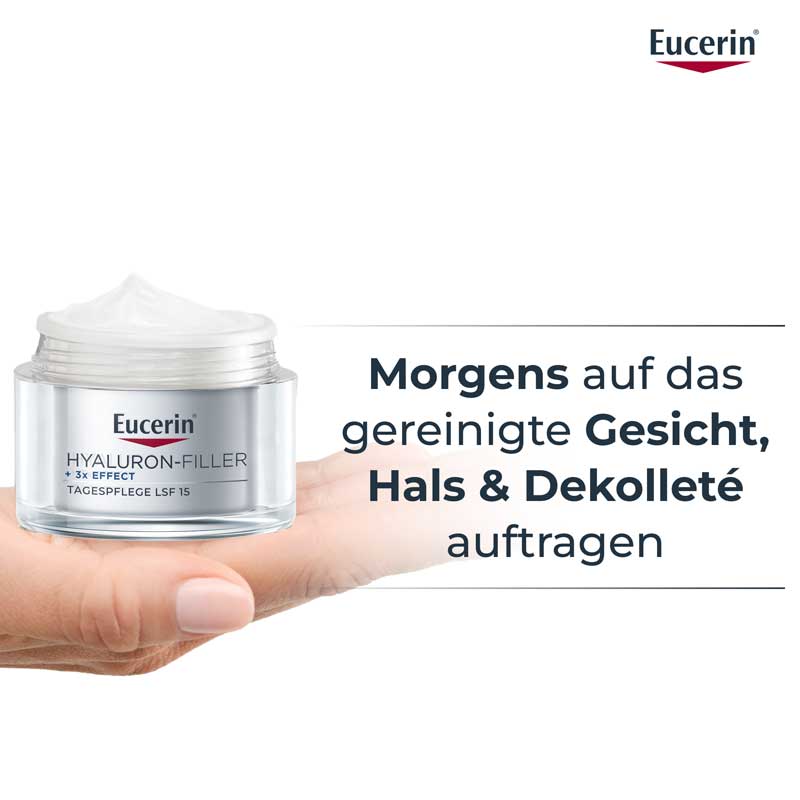 Eucerin HYALURON FILLER + 3x EFFECT Tagespflege LSF 15 50 ml Tagescreme