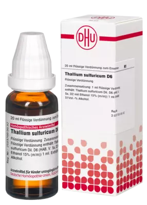 THALLIUM SULFURICUM D 6 Dilution 20 ml Dilution