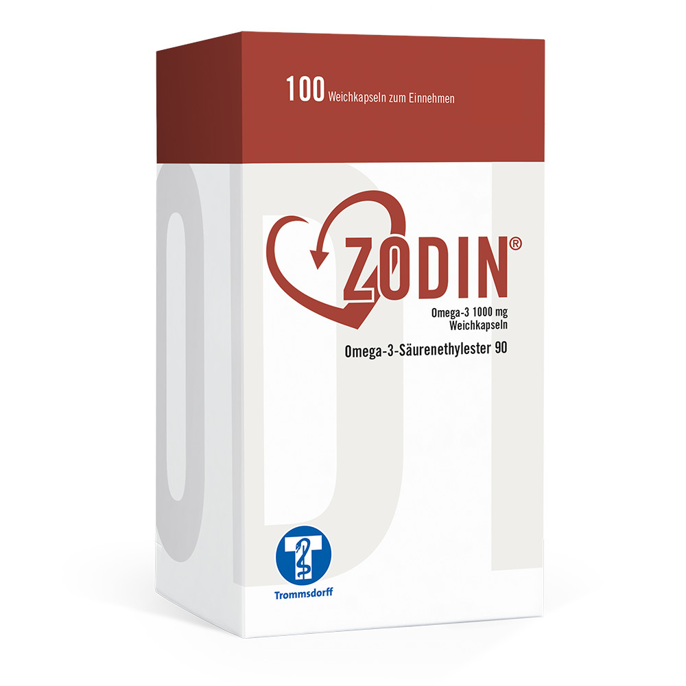 ZODIN Omega-3 1000mg 100 St Weichkapseln
