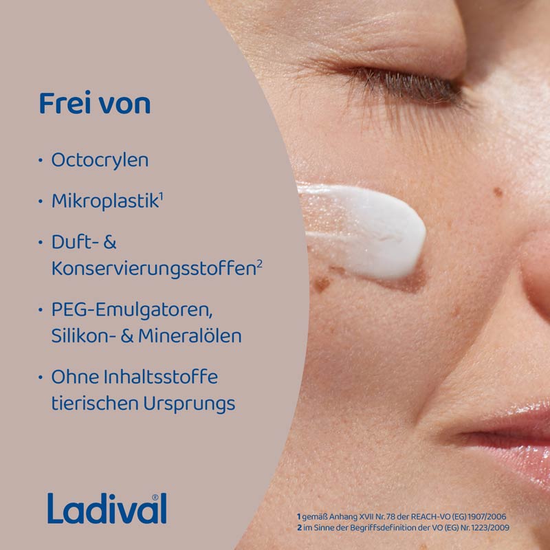 Ladival Antioxidativ Sonnenschutz-Creme Gesicht LSF 30: Sonnencreme mit Anti-Pollution-Komplex aus Vitamin C & E, mit 4-fach Zellschutz, schweißresistent, 50ml