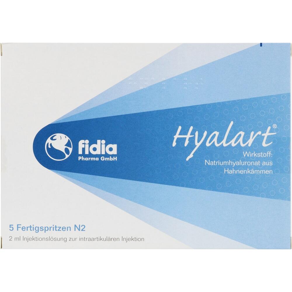 HYALART Injektionslösung in einer Fertigspritze 5X2 ml Injektionslösung