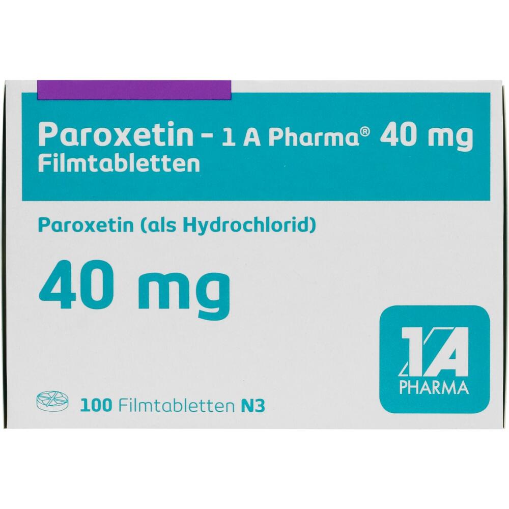 Paroxetin-1 A Pharma 40mg 100 St Filmtabletten