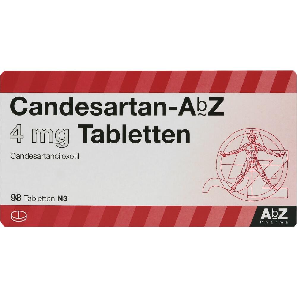 Candesartan-AbZ 4mg 98 St Tabletten