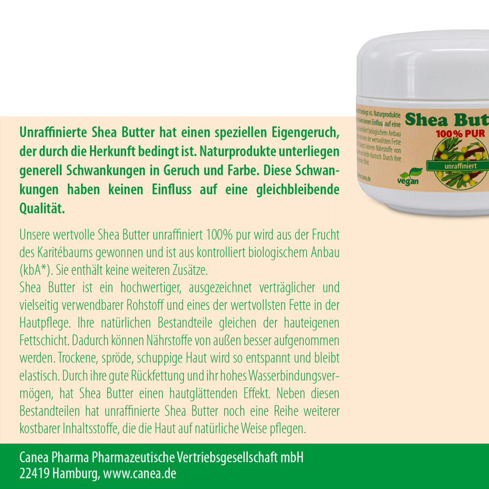 Sheabutter Unraffiniert 100% Pur 100 g