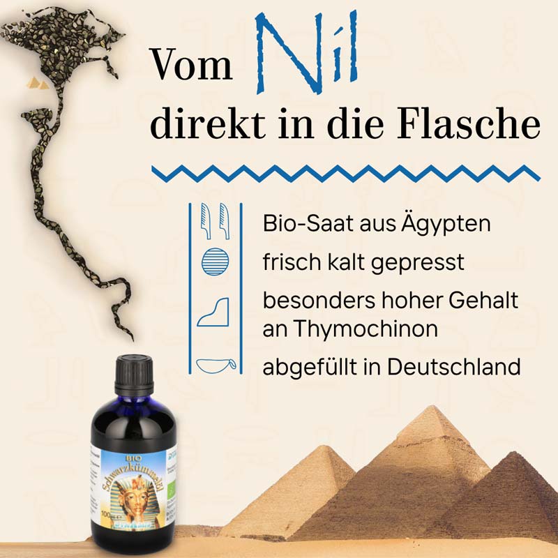 SCHWARZKÜMMEL BIO ägypt.Öl 100 ml Öl