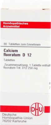CALCIUM FLUORATUM D 12 Tabletten 80 St Tabletten