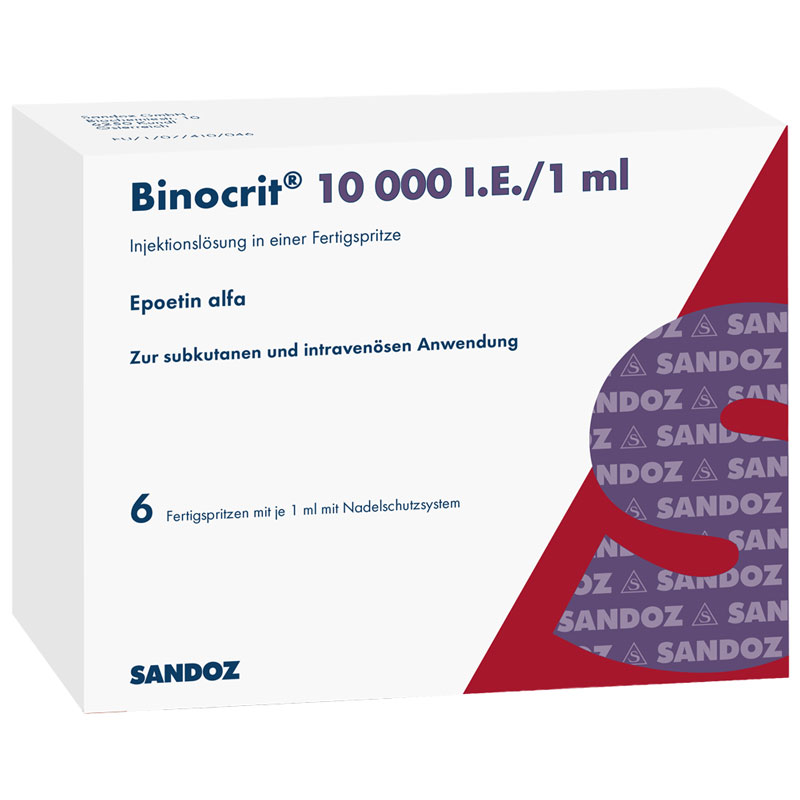 Binocrit 10000 I.E./1 ml 6X1 ml Fertigspritzen