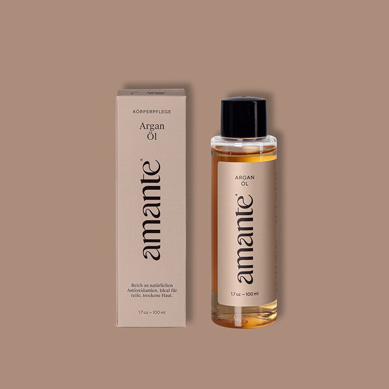 Arganöl 100% Rein Hautpflegeöl Amante 100 ml Öl