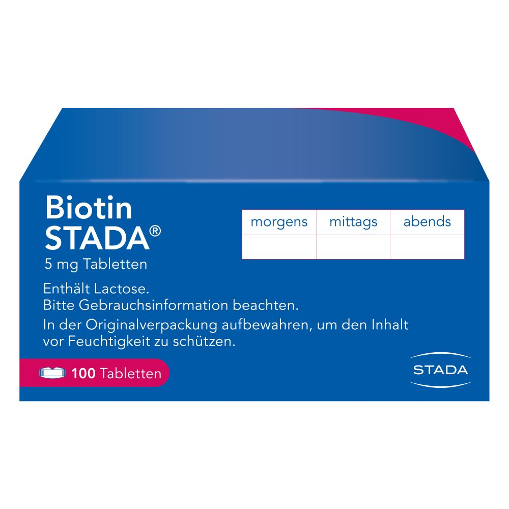 Biotin STADA 5 mg  100 St Tabletten