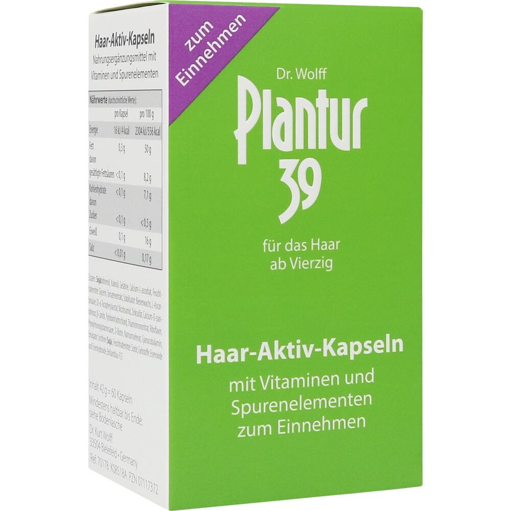 PLANTUR 39 Haar Aktiv 60 St Kapseln