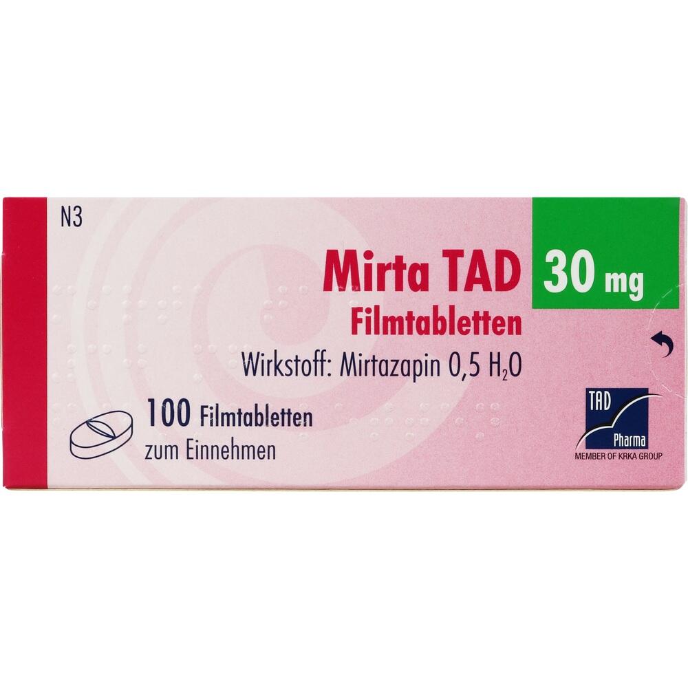 Mirta TAD 30mg 100 St Filmtabletten