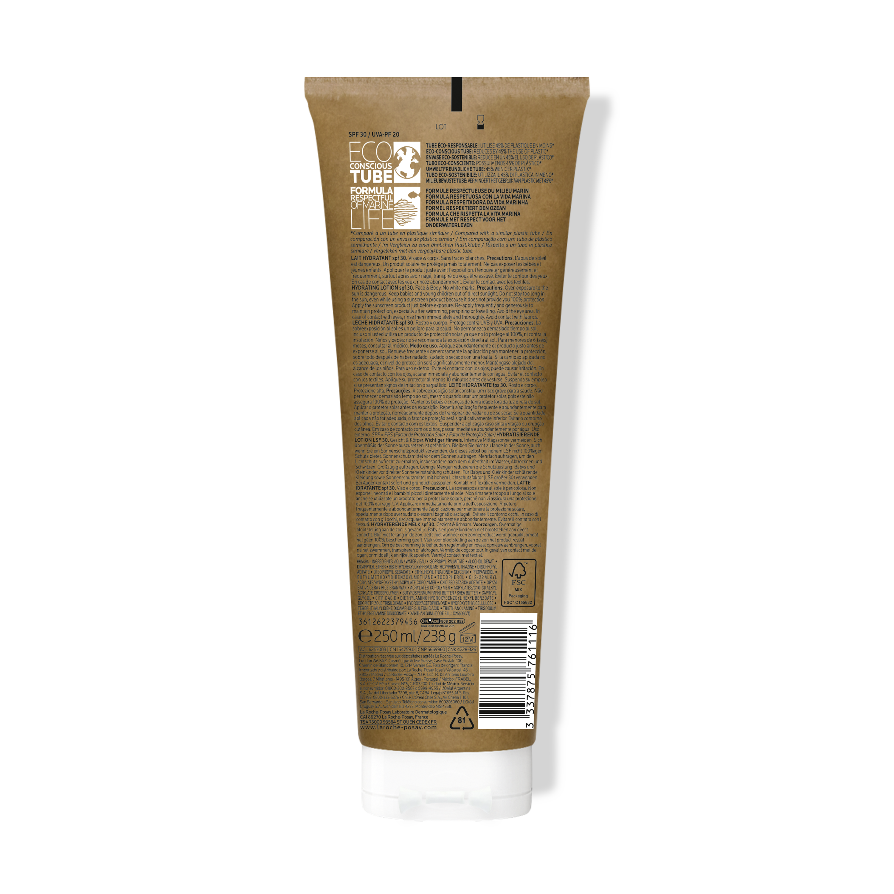 LA ROCHE POSAY ANTHELIOS LSF30 250 ml Milch