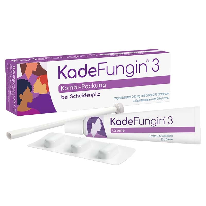 KadeFungin 3 bei Scheidenpilz - Creme + Vaginaltabletten 1 St Kombipackung