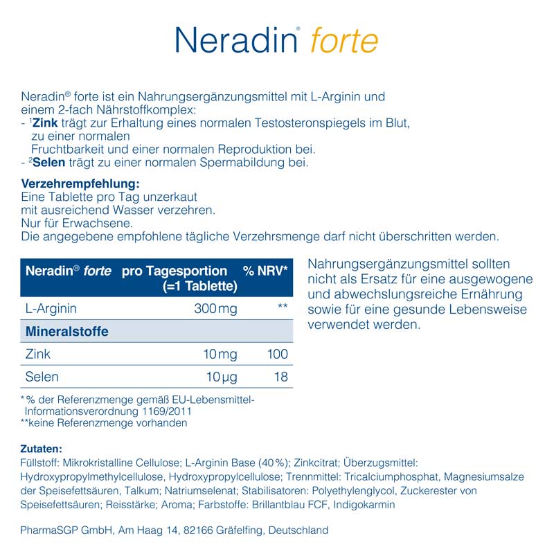 Neradin forte 30 St Tabletten