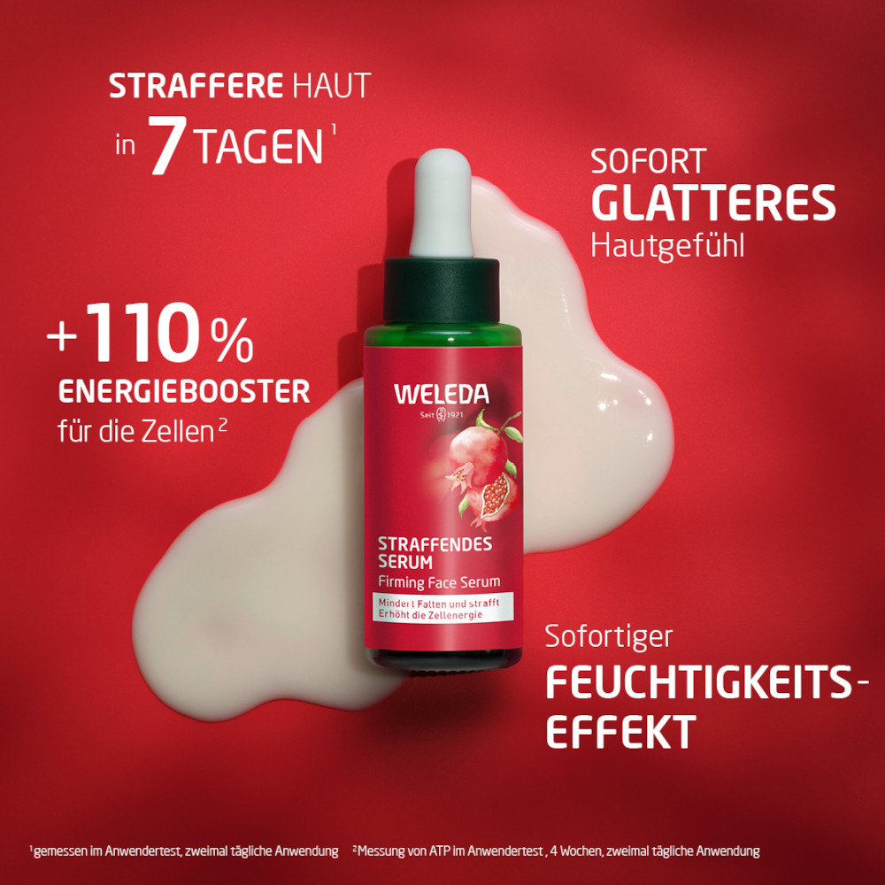 Weleda Straffendes Gesichtsserum Granatapfel & Maca-Peptide 30 ml
