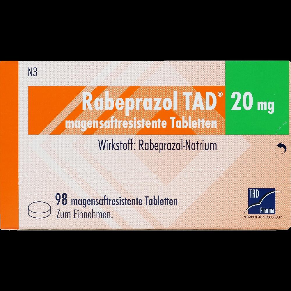 Rabeprazol TAD 20mg 98 St Tabletten magensaftresistent