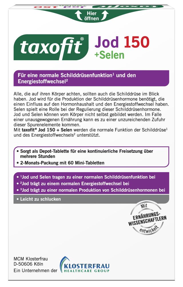 taxofit Jod 150 +Selen 60 St Tabletten