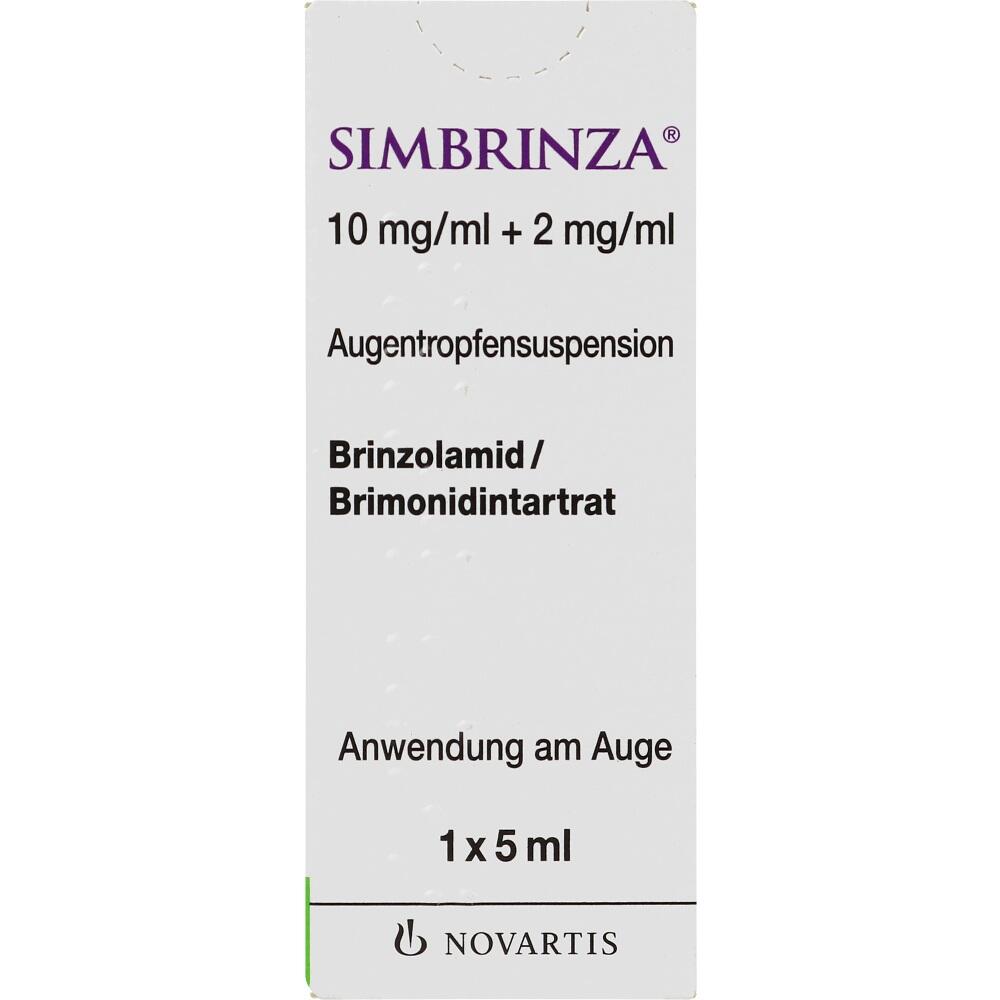 SIMBRINZA 10 mg/ml + 2 mg/ml Augentropfensusp. 5 ml Augentropfen
