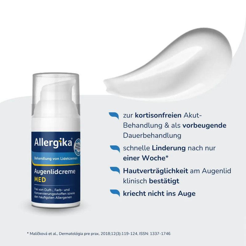 Allergika Augenlidcreme MED 15 ml Creme