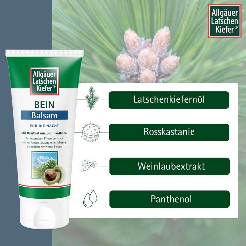 Allgäuer Latschen Kiefer BEIN Balsam FÜR DIE NACHT  200 ml Balsam