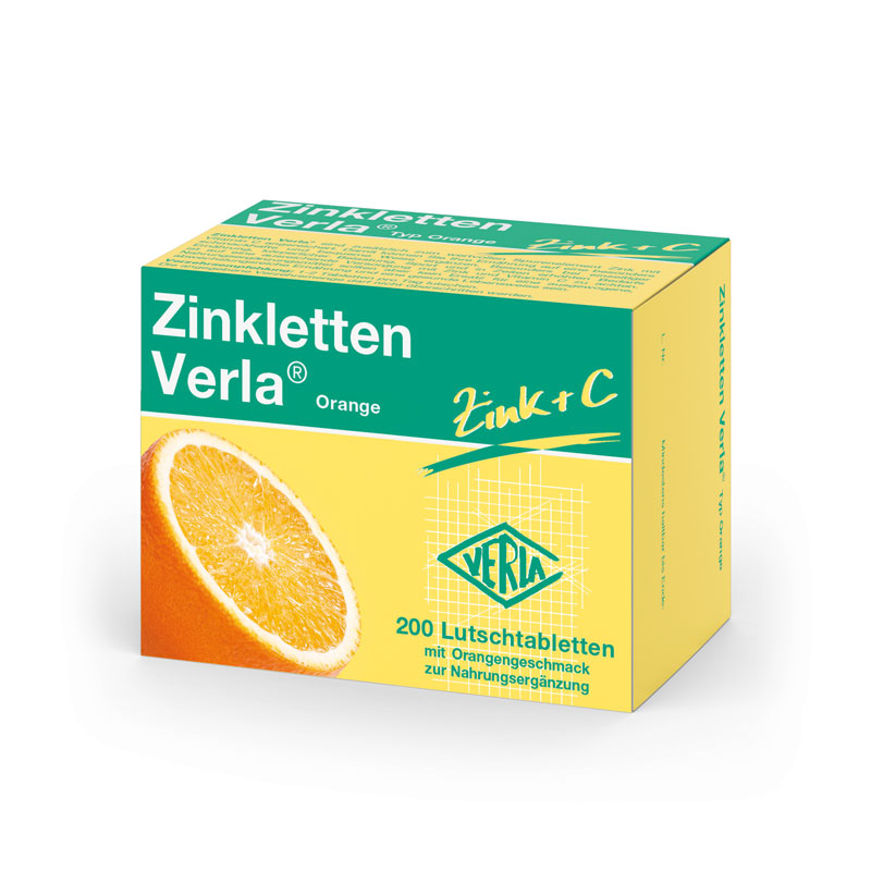 Zinkletten Verla  200 St Lutschtabletten